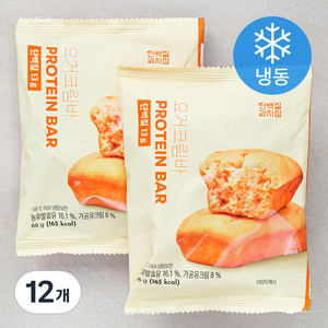 단백질과자점 요거크림바 (냉동), 66g, 12개