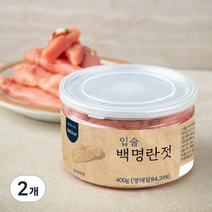 입술 백명란젓갈, 400g, 2개