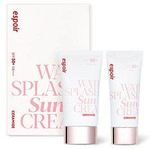 에스쁘아 워터 스플래쉬 선크림 세라마이드 SPF50+ PA++++ 60ml+30ml, 1세트