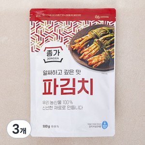 종가 파김치, 500g, 3개