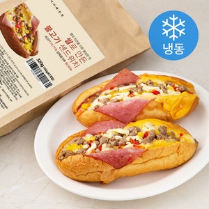 그녀의 빵공장 쌀샌드위치 불고기 (냉동), 160g, 2개입