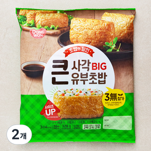 동원 큰사각 유부초밥, 378g, 2개