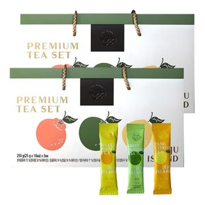 제주담움 프리미엄 차스틱 한라봉 x 10p + 청귤 x 10p + 댕유자 x 10p 세트, 25g, 30개입, 2세트