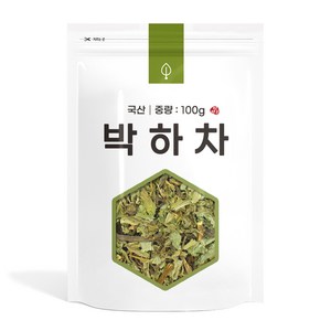 자연초 박하차, 100g, 1개