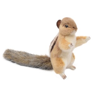 한사토이 동물인형 4832 다람쥐3 Chipmunk siberian sitting, 12cm, 갈색, 1개