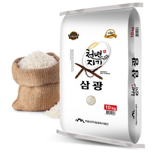 천년지기 삼광 백미 상등급, 10kg, 1개