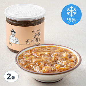 셰프의장 최인선 셰프의 간장 순살꽃게장 (냉동), 350g, 2통