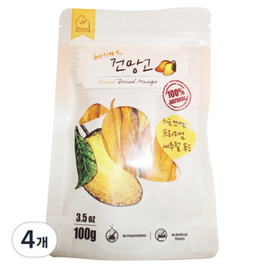 헤세드 건망고, 4개, 100g