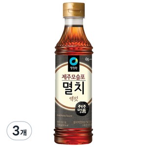 청정원 제주모슬포 멸치액젓, 750g, 없음, 3개