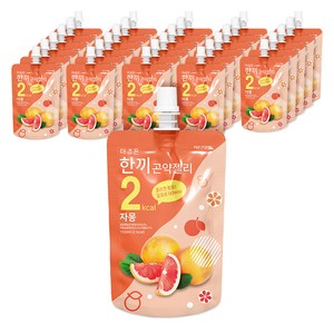 더존건강 더 조은 한끼곤약젤리 자몽, 30개, 150ml