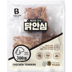 빈즈라이크 닭안심 강아지 간식, 1개, 닭 안심