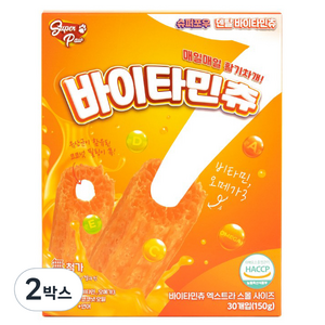 슈퍼포우 강아지 바이타민츄 덴탈껌, 비타민, 150g, 2개