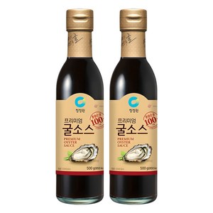 청정원 프리미엄 굴소스, 500g, 2개