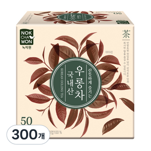 녹차원 국내산 우롱차, 1.2g, 50개입, 6개