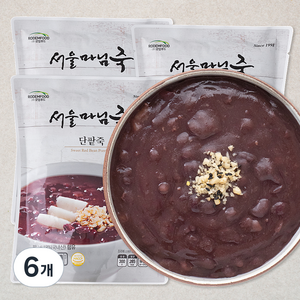 서울마님 단팥죽 (냉장), 300g, 6개