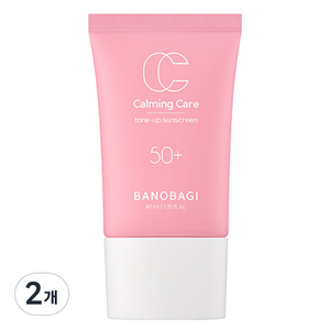 바노바기 카밍 케어 톤업 선스크린 SPF50+ PA++++, 40ml, 2개