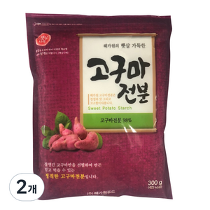 해가원 고구마전분, 300g, 2개