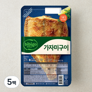 비비고 가자미구이 (냉장), 70g, 5팩