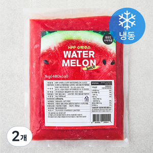 HPP 수박주스 파우치 (냉동), 1kg, 2개