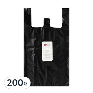 에스디 비닐봉투 5호 흑색, 12L, 200개