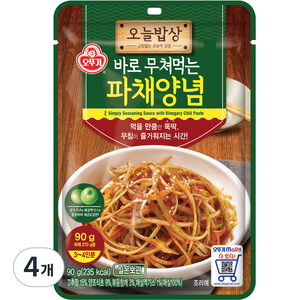 오늘밥상 파채양념, 90g, 4개