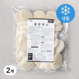 C&S 새우까스 (냉동), 1200g, 2개