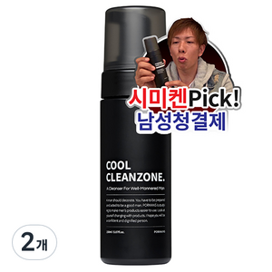 포르맨즈 쿨 클린존 남성청결제, 150ml, 2개