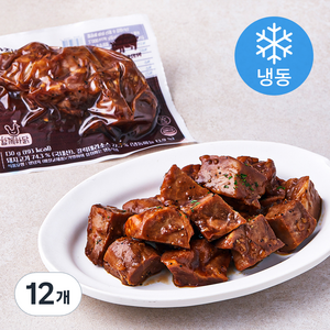 함께하닭 마늘간장맛 소스 돈다리살 (냉동), 130g, 12개