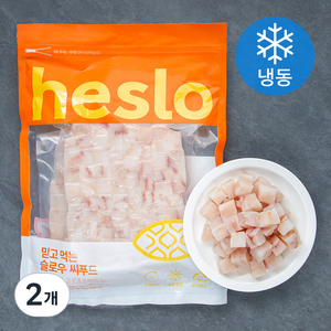 해슬로 선동네모명태살 강정용 큐브형 (냉동), 1kg, 2개