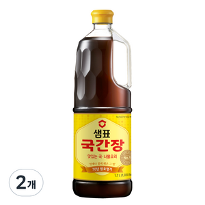 샘표 국간장, 1.7L, 2개