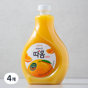 따옴 오렌지주스, 1.6L, 4개