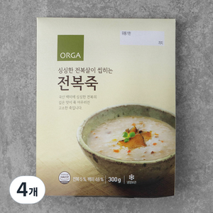 올가홀푸드 전복죽 (냉장), 300g, 4개