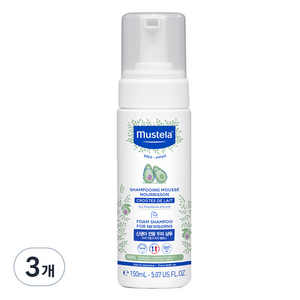 무스텔라 폼 포 뉴 본 유아샴푸, 150ml, 3개