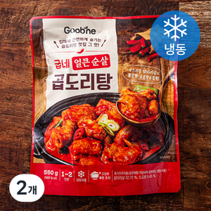 굽네 얼큰 순살 곱도리탕 (냉동), 550g, 2개