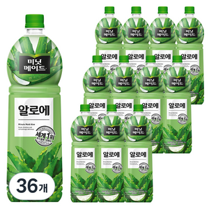 미닛메이드 알로에 주스, 36개, 1.5L