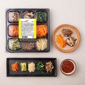 남도애꽃 풍성한 비빔밥세트, 350g, 1팩