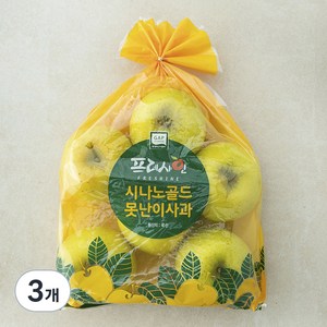 프레샤인 GAP인증 못난이 시나노골드 사과, 2kg(소과, 12입내), 3개