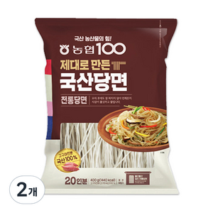 농협식품 제대로 만든 국산 전통당면, 400g, 2개