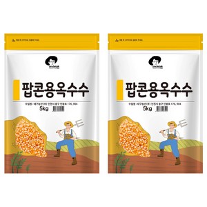 엉클탁 팝콘용 옥수수, 5kg, 2개