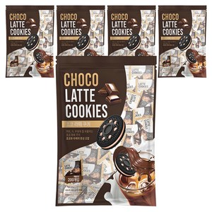 초코 라떼 쿠키 200p, 1kg, 5개