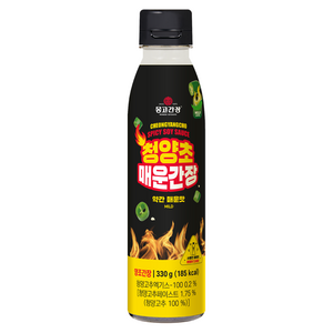 청양초 매운간장 약간매운맛, 330g, 1개