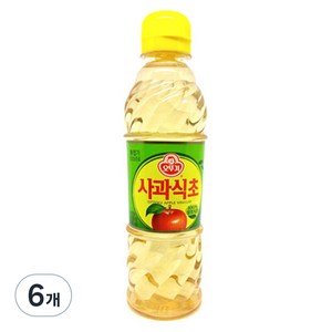 오뚜기 사과식초, 500ml, 6개