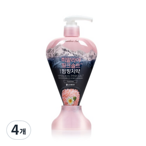 페리오 히말리야 핑크솔트 플로랄민트 펌핑치약, 285g, 4개