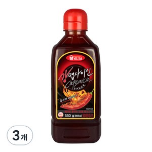 움트리 강캡사이신 액상소스, 550g, 3개