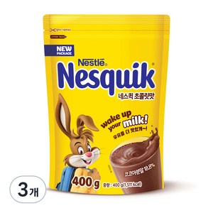 네스퀵 네슬레 초콜릿맛, 400g 3개, 3개, 1개입, 400g