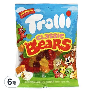 트롤리 클래식베어, 100g, 6개