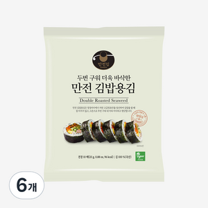 두번 구운 김밥김 10p, 25g, 6개