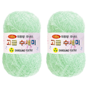 yana 대용량 고급 수세미 100g, 134베이비민트, 2개