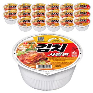 김치사발면 86g, 18개