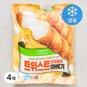 풀무원 트위스트 모짜렐라 꽈배기 (냉동), 336g, 4개